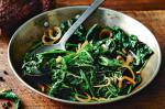Sauteed Greens With Currants Recipe recipe