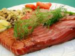 Australian Alaskan Amber Salmon Marinade Appetizer