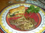 American Squash and Tomato Galette Dinner