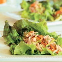 American Teriyaki Lettuce Wraps Appetizer