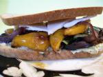 Australian Roasted Vegetarian Sandwich With Brie Cheese light Appetizer
