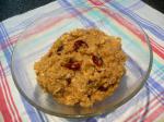 American Cranberry Orange Oats Dessert