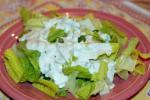 American Iceberg Wedges With Creamy Blue Cheese Dressing Appetizer