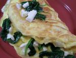American Spinach and Feta Omelet low Carb Appetizer