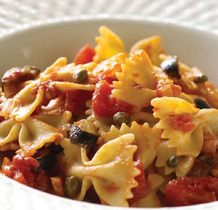 Canadian Pasta with Puttanesca Sauce Dinner