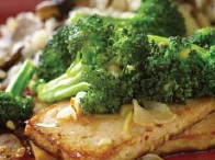 Taiwanese broccoli with asian tofu Dinner