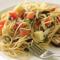 Italian pasta Caprese Dinner