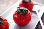 Baked Tomatoes With Arugula Pesto Recipe recipe