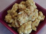 American Tangy Cauliflower With Peanut Sauce Appetizer