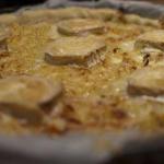 Tart with Onions Goat and Honey recipe