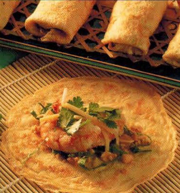 Australian Prawn Crepes Appetizer