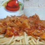 Slow Cooker Neapolitan Sauce with Spaghetti recipe
