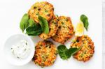 American Millet Cauliflower Pea And Ricotta Fritters Recipe Appetizer