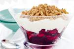 American Fruit Crumble Trifle Recipe Appetizer