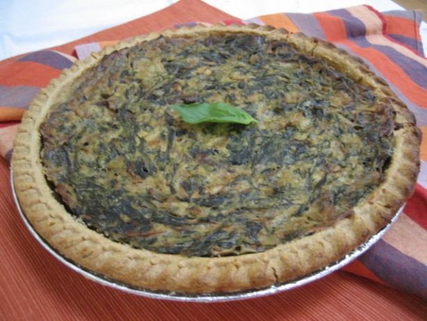 Australian Dizs Best Spinach Quiche Ever vegan Dinner