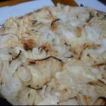 Argentinian Fugazzeta with Onions and Cheese Appetizer
