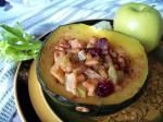 British Applestuffed Acorn Squash Microwavestyle Appetizer