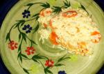 British Creamy Rice  Carrots Dinner