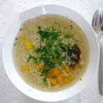 Thai Vegetable Soup with Rice Dinner