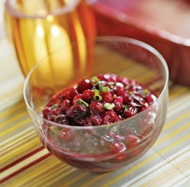 Australian Cranberry Citrus Compote Dessert