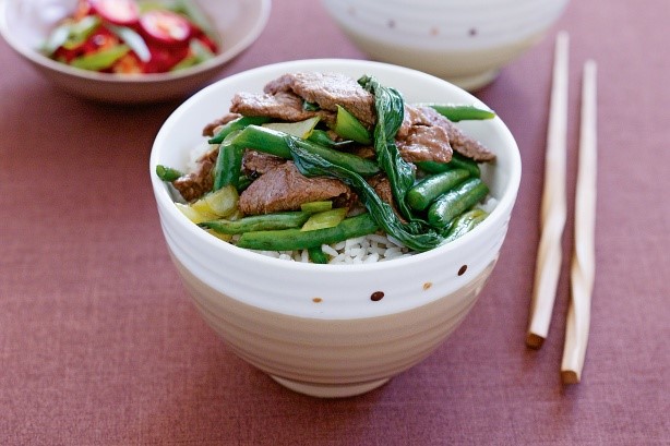 Australian Hoisin Lamb With Beans And Pak Choy Recipe Appetizer