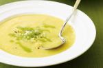 Australian Corn Soup With Chive Oil Recipe Appetizer