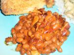 British Barbecue Baked Beans pit Beans Appetizer
