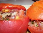 American Savoury Filled stuffed Tomatoes Appetizer