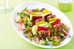 Spanish Spanish Chicken Skewers With Fattoush Recipe Appetizer