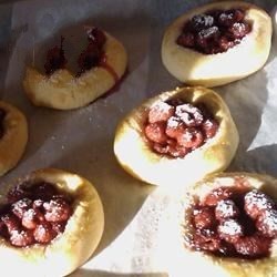 Russian Raspberry Vatrushka Buns Recipe Appetizer