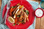 Australian Harissa Chicken With Chickpea and Carrot Salad Recipe BBQ Grill