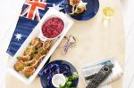 Australian Macadamia Crumbed Lamb Cutlets With Beetroot Dip Recipe Appetizer