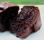 American Dark Triple Chocolate Cake Dessert
