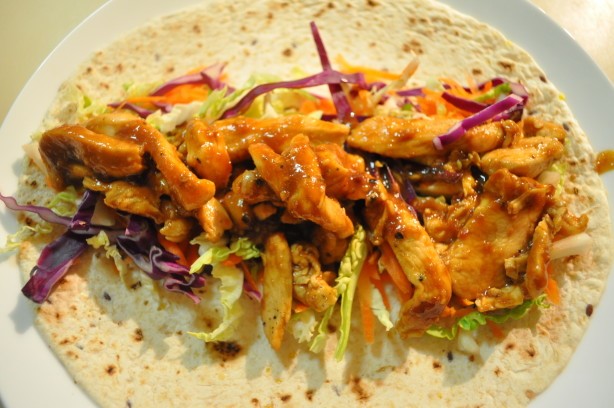 Australian Mou Shu Chicken Wraps Dinner