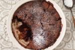 American Hazelnut And Chunky Chocolate Selfsaucing Pudding Recipe Dessert