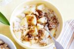 American Porridge With Apple And Pear Compote Recipe Dessert