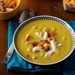 American Split Pea Soup with Bacon and Crab Appetizer
