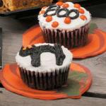 American Spooky Chocolate Cupcakes Dessert