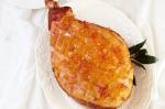 American Ginger Jewelled Glazed Ham Recipe Dessert