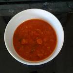 American Tomato Chilli and Debrecziner Sausage Soup Soup