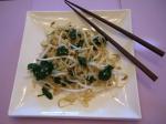 Australian Bean Sprout and Spinach Salad Appetizer