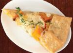 Canadian Winter Squash Apple and Blue Cheese Galette Appetizer
