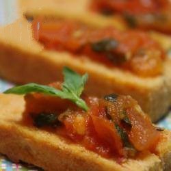 Australian Toast of Fougasse to the Tomato Appetizer