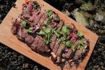 American Chargrilled Beef with Glass Noodle and Seaweed Salad Appetizer