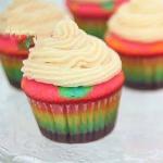 American How to Make Cupcakes Rainbow Dessert