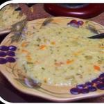 American Creamy Chicken and Rice Soup Recipe Appetizer
