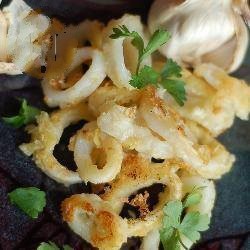 Australian Deep Fried Squid with the Scent of Garlic Dinner