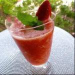 Iced Drink Strawberries recipe