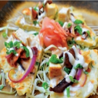 Okonomiyaki - Japanese Pizza recipe