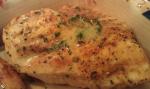 American Broiled Herb Chicken With Lemon Butter Sauce Dinner